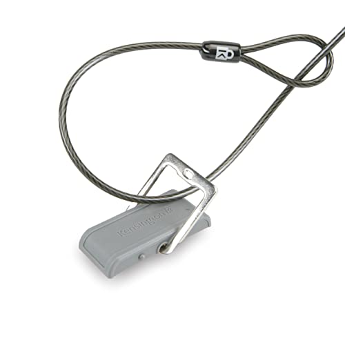 Kensington Universal 3-in-1 Combination Laptop Lock, Computer Security Locking Cable - Resettable Version (K62316WW) & Desk Mount Anchor Accessory for Cable Locks (K64613WW)