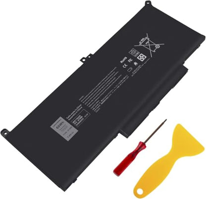 TREE.NB 60Wh F3YGT Replacement Laptop Battery for Dell Latitude 12 7000 7280 7290 13 7380 7390 P29S002 14 7480 7490 P73G002 E7480 E7280 E7290 DM3WC DM6WC 2X39G - size: 9.28x4x0.24inch E7280