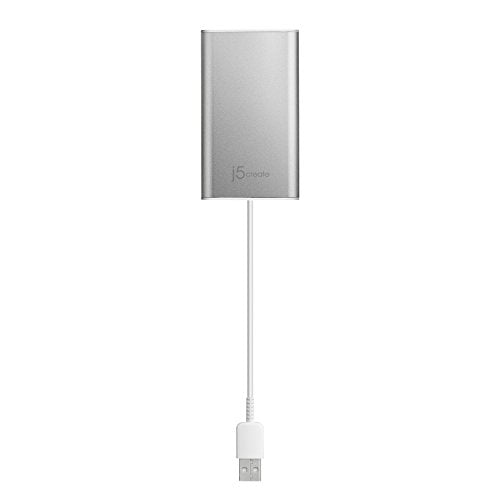 j5create USB-A to VGA Aluminum Display Adapter 1080p HD Resolution | Up to 2048 x 1152| USB 3.1/3.0/2.0 Port | Compatible with Windows and Mac (JUA311)