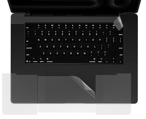 CaseBuy Palm Rest Protector Skin Cover Set Accessories for MacBook Pro 16" 2022-2026 M5 M4 M3 M2 M1 Pro/Max A3428 A3429 A3403 A3186 A2991 A2780 A2485, Anti-Scratches Keyboard Protection -Clear - color: Clear(4 in 1), size: MacBook Pro 16" (2021-2026)