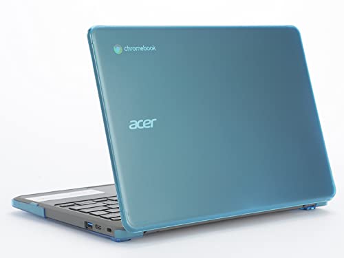 mCover Hard Case Only Compatible for 2021~2023 11.6" Acer Chromebook 511 C734 Series Traditional Clamshell Laptop Computers (NOT Compatible with Any Other Acer Models) - Aqua - color: Aqua
