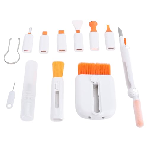 Generic Multi Function Keyboard Cleaning Kit, with Electronic Cleaning Brush Spray for Laptop Phone Camera Earbuds, Laptop Cleans Kit Keyboard Cleaner Brush