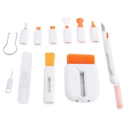 Generic Multi Function Keyboard Cleaning Kit, with Electronic Cleaning Brush Spray for Laptop Phone Camera Earbuds, Laptop Cleans Kit Keyboard Cleaner Brush