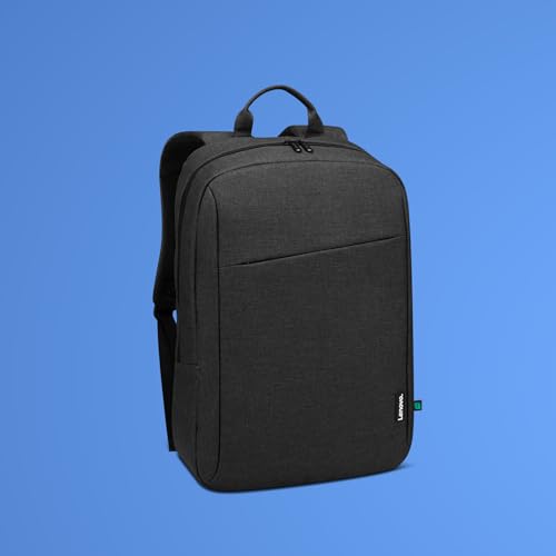 Lenovo 16” ECO Laptop Backpack - B210 - Travel Pack for Laptop or Tablet, Durable, Water-Repellent, Made from Recycled Material, Lightweight, Sleek Design for Travel, Business, Casual Backpack - Black - size: 16 inch
