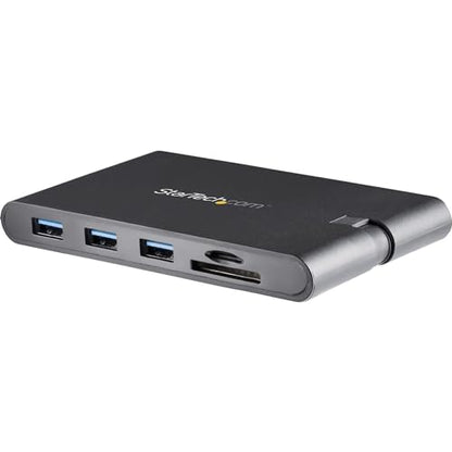 StarTech 9-in-1 USB-C Mini Dock, 4K HDMI or VGA, 100W PD, SD MicroSD, USB | Windows, macOS, ChromeOS, iPadOS, Android, MicroSD, 3-port USB 3.0 hub, BC 1.2 fast-charge, 85W charging