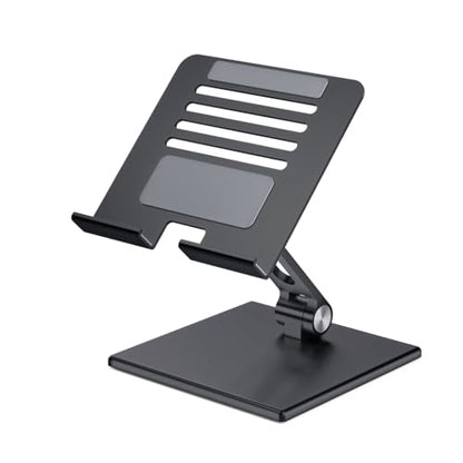 Carbon Steel Tablet Computer Stand Foldable Adjustable Support Stand Desk Storage Rack(D) - color: D