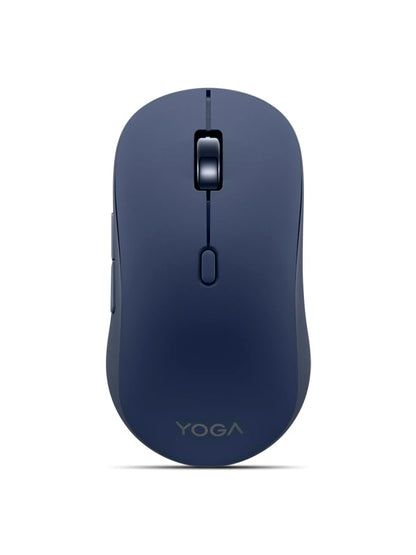 Lenovo Yoga Bluetooth Silent Mouse, 3 Level DPI Adjustment, 36 Month Battery Life, Bluetooth 5.3, 3 Device Paring, Whisper Quiet, Programmable Buttons, Smooth Finish, Cosmic Blue - color: Cosmic Blue