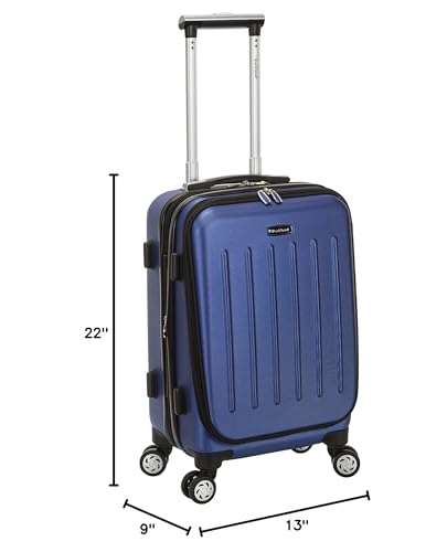 Rockland Titan Hardside 19" Laptop Carry-on Spinner Luggage, Blue - color: Blue