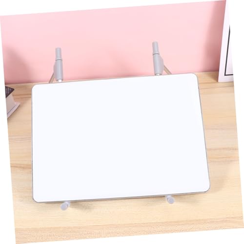 STOBOK Foldable Aluminum Laptop Stand Adjustable Ergonomic Riser for Desk Portable Notebook Holder for Home and Travel Lightweight and Compact Design
