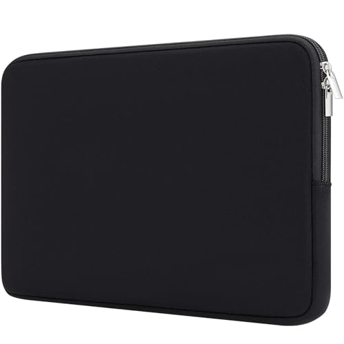 RAINYEAR 13.3 Inch Laptop Sleeve Case Soft Lining Padded Cover, Black | Protective Slim Laptop Sleeve Cover Bag for 13.3 Inch Notebook Computer Chromebook 14 inch MacBook Pro/Max M1 M2 M3 M4 M5 - color: Black(upgraded Version), size: 13"-13.3"
