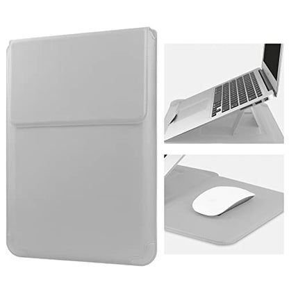 HoYiXi 13 Inch Laptop Sleeve Case Bag Compatible with Macbook Neo 2026/MacBook Air 13 M1 M2 2022-2018/MacBook Pro 13 M2 2022-2016/Surface Pro 8 2021/Surface Go 3 13-13.6'' Dell HP ASUS Acer PC, Silver - color: Silver, size: 13-13.3 in