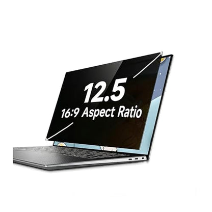 Anti Blue Light Glare & Anti Scratch Computer Privacy Shield Removable Laptop Privacy Screen Anti Glare Blue Light Screen Protector Fully Removable(12.5inch/27.7x15.7 cm) - size: 12.5inch/27.7x15.7 cm