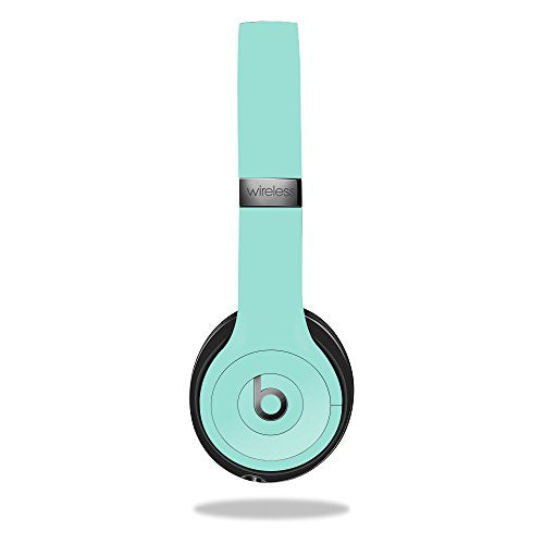 MightySkins Skin Compatible with Beats by Dr. Dre Solo 3 Wireless - Solid Seafoam | Protective, Durable, and Unique Vinyl Decal wrap Cover | Easy to Apply, Remove, and Change Styles | Made in The USA - color: Seafoam