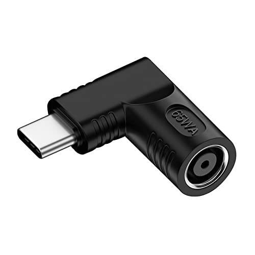 DC Jack 7.9x5.4mm Input to USB-C Type-C Angled 90 Degree Power Plug Charge Adapter for Laptop Phone - style: 7.9x5.4mm