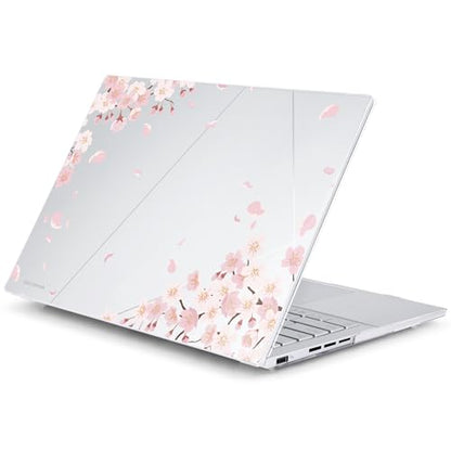 Batianda Artistic Case for ASUS Zenbook 14 OLED 2024 2025, Cherry Blossom | Model UX3405×× / UM3406××, Slim Plastic Hard Shell, Artistic Designs, Ultra-Thin Lightweight Laptop Case - color: Cherry Blossom