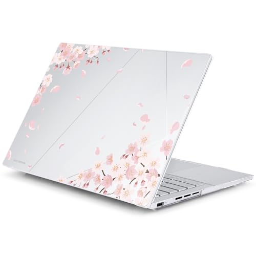 Batianda Artistic Case for ASUS Zenbook 14 OLED 2024 2025, Cherry Blossom | Model UX3405×× / UM3406××, Slim Plastic Hard Shell, Artistic Designs, Ultra-Thin Lightweight Laptop Case - color: Cherry Blossom