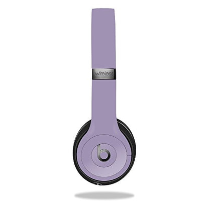 MightySkins Skin Compatible with Beats by Dr. Dre Solo 3 Wireless - Solid Lavender | Protective, Durable, and Unique Vinyl Decal wrap Cover | Easy to Apply, Remove | Made in The USA - color: Lavender