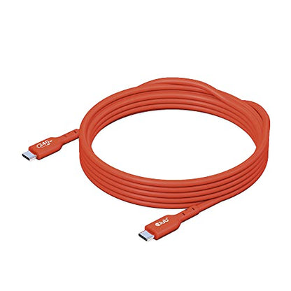 Club 3D CAC-1515 USB2 Type C to Type C Certified Bi-Directional Cable with 240W Charging, 480Mb Data Transmission EPR 4m -13.13ft - size: 4m -13.13ft