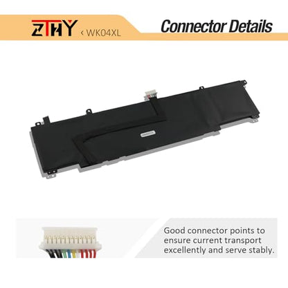 WK04XL 70.07Wh Battery Replacement for HP Victus 15-FA 15-FB 16-D 16-E 16-B | 15-fa0xxx 15-fb0xxx 16-d0xxx 16-e0xxx 16-R 16-S 16T-R OMEN 16-C 16-N 16-B0XXX 16-C0XXX 16-N0XXX 15-FA0029TX 16-D0023DX 4-Cell - size: 12.87*3.15*0.31 inch WK04XL