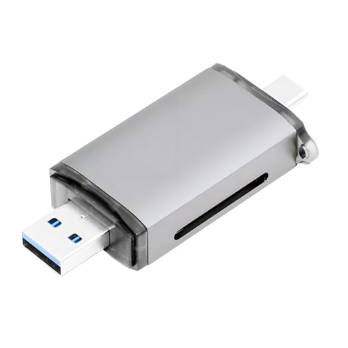 Xiwai USB Type-A Type-C Port USB 3.0 to UHS-III UHS-II SD4.0 TF Micro-SD Card Writer Reader for Camera & Laptop & Tablet & Phone & Camera - style: USB 3.0 Type-A/Type-C to TF Micro-SD Card