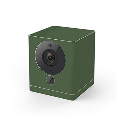 MightySkins Skin Compatible with Wyze Cam V2 - Solid Olive | Protective, Durable, and Unique Vinyl Decal wrap Cover | Easy to Apply, Remove, and Change Styles | Made in The USA - color: Olive