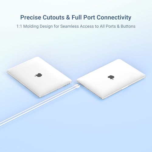 MOSISO Compatible with MacBook Pro 13 inch Case M2 M1, Frost | Plastic Hard Shell Case Cover 2026-2016A2338 A2251 A2289 A2159 A1989 A1708 A1706 with/without Touch Bar - color: Frost