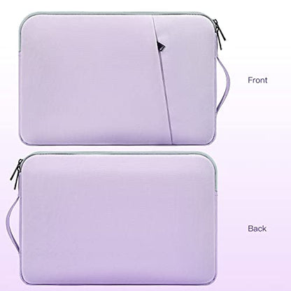 15.6 Inch Laptop Sleeve Case Water-Resistant Computer Bag with Handle for HP Lenovo Dell ASUS Acer Chromebook 15 / HP Envy X360 15.6 / Acer Aspire 15 / Dell Inspiron 15 / Lenovo IdeaPad 15.6 -Purple - color: Purple, size: 15.6 inch