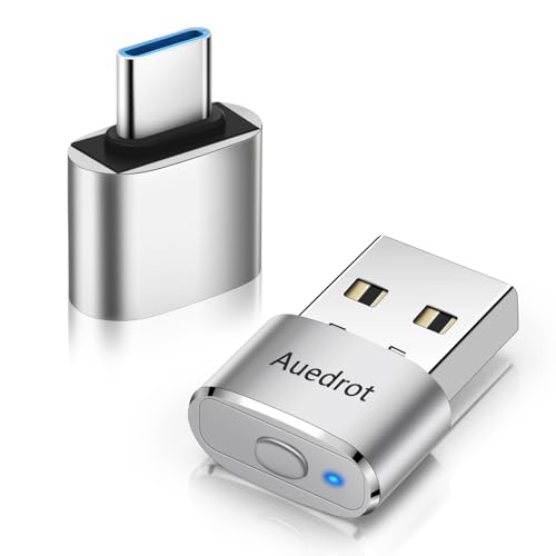 USB Mouse Mover with Switch Button, Automatic Mini Mouse Shaker with 2 Jiggle Modes, Driver-Free, Plug & Play, Keep Computer/Laptop Awake, USB-C Adapter, Silver - color: Silver
