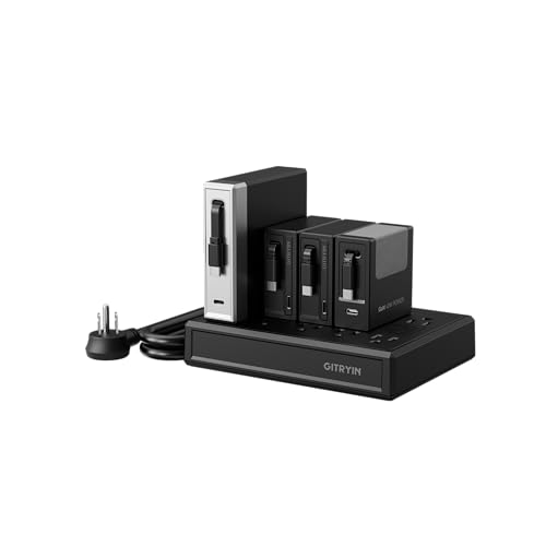 Laptop Charging Station, 140W, 2 * 65W, 40W Retractable USB C Chargers, 8 Type C Ports with Cooling Power Strip, 310W Charging Hub