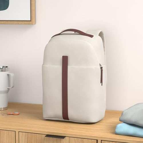 Samsonite Virtuosa Carry-On Travel Backpack with Padded Laptop Sleeve, Off White - color: Off-white