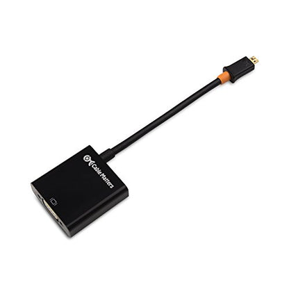 Cable Matters Micro HDMI to VGA Adapter, Micro HDMI Converter, Black | 1080p VGA, Micro HDMI Source, VGA Display Support, Compact Adapter