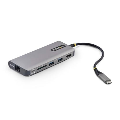 StarTech 6-in-1 USB-C Mini Dock, 4K HDMI, 140W PD, 10Gbps, 2.5GbE, SD | 140W Power Delivery charging, SD slot, Single-adapter mobile workstation, Enterprise-tested, AI-ready laptops