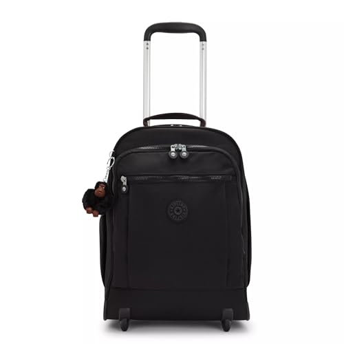 Kipling Women's Gaze Large Rolling Backpack, Durable, Wheeled Backpack with Adjustable Shoulder Straps, Nylon Book Bag - color: True Black