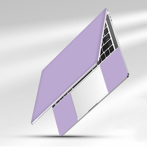 14.96 x 10.65 Inch Laptop Skin Decal, Universal Reusable Vinyl Laptop Cover Sticker, Waterproof Art Decal Protector for 12-15.6 Inch Laptops I Purple - color: Purple