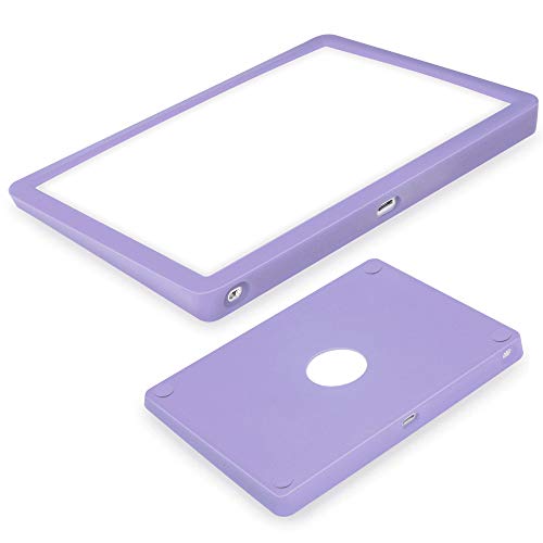 Silicone case for Magic Trackpad 2 Silicon case for Apple Wireless Touchpad Apple Trackpad Protective Cover，Anti-dust and Anti-Scratch Washable Wear-Resistant Silicone Skin (Lavender Grey) - color: Lavender Grey