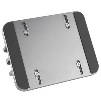VANZACK Dual-Slot Aluminum Alloy Vertical Laptop Stand and Tablet Holder, Vertical Support Base for Desk, Compatible with Laptops and Tablets, Cooling and Space-Saving Design for Office