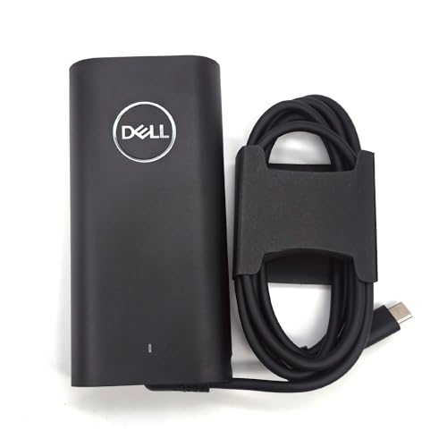 Dell 100W Laptop Charger USB C Type C GAN AC Adapter,Precision 3580 3580 3580 3581 Charger,Latitude 7640 5540 9440 AC Adapter,Inspiron 14 Plus 7430, Black, DA100PM220