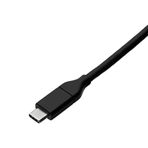 Amazon Basics Bi-Directional USB-C to DisplayPort Cable, Thunderbolt 3/4 Compatible, 4K@60Hz, DP Alt Mode, Plug & Play, 6-foot, Black - size: 6-Foot