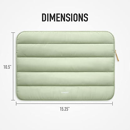 Puffer Laptop Sleeve with Zipper for 13 Inch Laptops