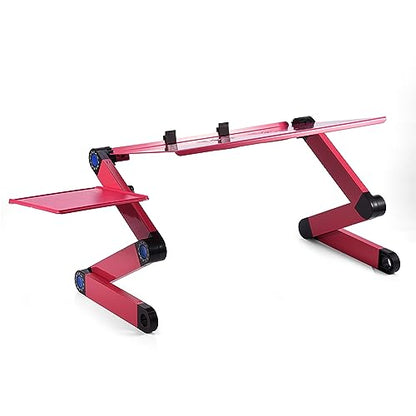 Greensen Laptop Stand，Cooling Fans Foldable | Adjustable height and angle with rotating joints,Two anti-slip buckles secure laptop,Aluminum alloy