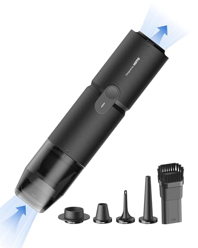 HOTO Handheld Vacuum Cleaner Cordless, Mini Vacuum Cleaner, 15000Pa | Small Vacuum Compressed Electric Air Duster for Dorm Room, Apartment, Desk, PC Setup, Keyboard, Coffee Station Grounds
