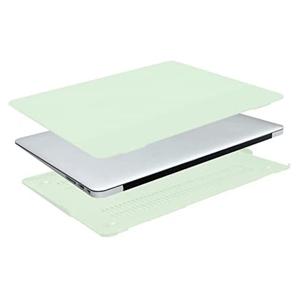 MOSISO Case Compatible with MacBook Air 13 inch A1369 A1466, Honeydew Green | Plastic Hard Shell & Keyboard Cover & Screen Protector Compatible with MacBook Air 13 (Older Version 2010 - end 2017) - color: Honeydew Green
