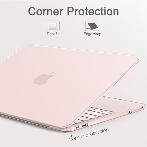 AKIT for MacBook Neo 13 inch Case 2026 (A18 Pro, A3404), Blush Clear | Bare-Metal Feel Hard Shell, 2 Keyboard Covers & Screen Protector, Anti-Scratch & Fingerprint Free, Precise Fit Official - color: Blush Clear