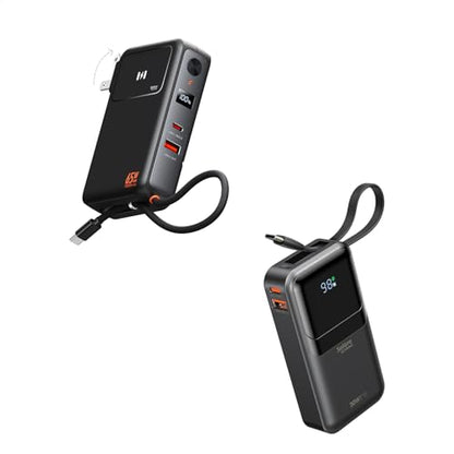 Selore&S-Global 3 in 1 Portable Phone Charger 10000mAh and PD 30W Fast Charging Portable iPhone Charger 10 000mAh
