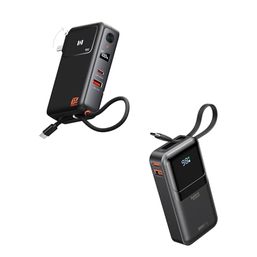 Selore&S-Global 3 in 1 Portable Phone Charger 10000mAh and PD 30W Fast Charging Portable iPhone Charger 10 000mAh