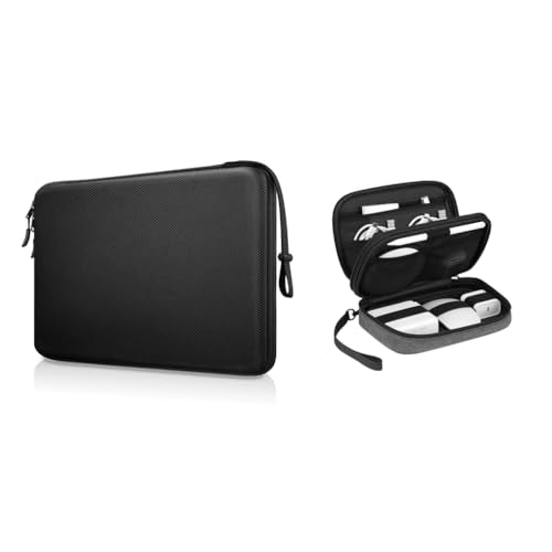 FINPAC 13 inch Hard Laptop Sleeve Case & Travel Electronic Bag