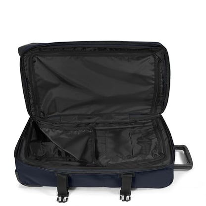 EASTPAK Tranverz M – 78L Medium Soft Sided Checked Luggage, Dual Compartments, TSA Lock, Compression Straps & Smooth Inline Wheels, Ultra Marine - color: Ultra Marine, size: 78 Liter Checked Bag