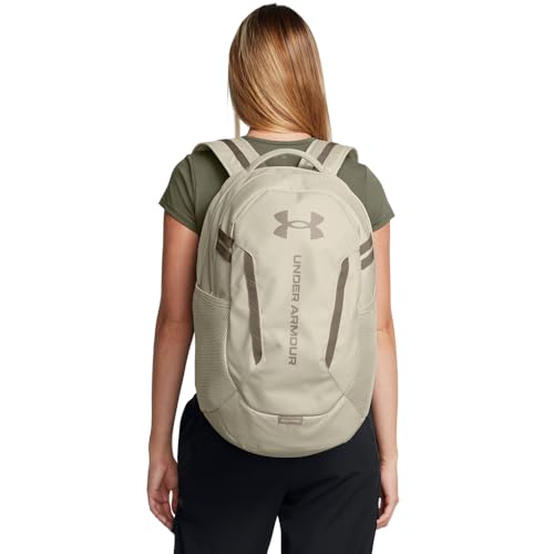 Under Armour Unisex-Adult Hustle 6.0 Backpack, (289) Khaki Base/Khaki Base/Taupe Dusk, One Size Fits Most - color: (289) Khaki Base / Khaki Base / Taupe Dusk, size: One Size
