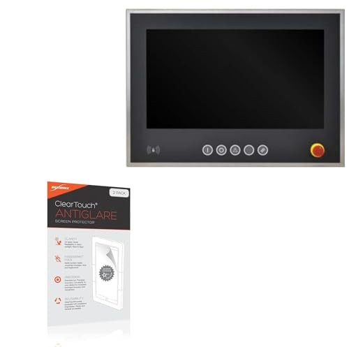 BoxWave Screen Protector Compatible with B&R Automation Panel 15.6" HD TFT - ClearTouch Anti-Glare (2-Pack), Anti-Fingerprint Matte Film Skin