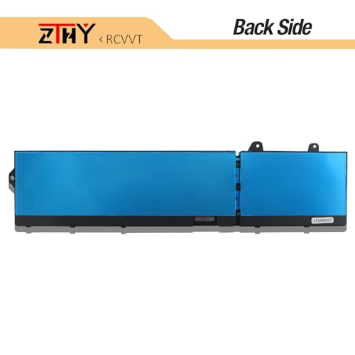 83Wh RCVVT Laptop Battery Replacement for Dell Precision 7670 7680 7770 | 7780 Mobile Workstation Series P114F P114F001 P114F002 P115F P115F001 P115F002 0RCVVT NWDC0 X26RT 0NWDC0 0X26RT 11.55V 6-Cell - size: 11.93*2.95*0.39 inch RCVVT